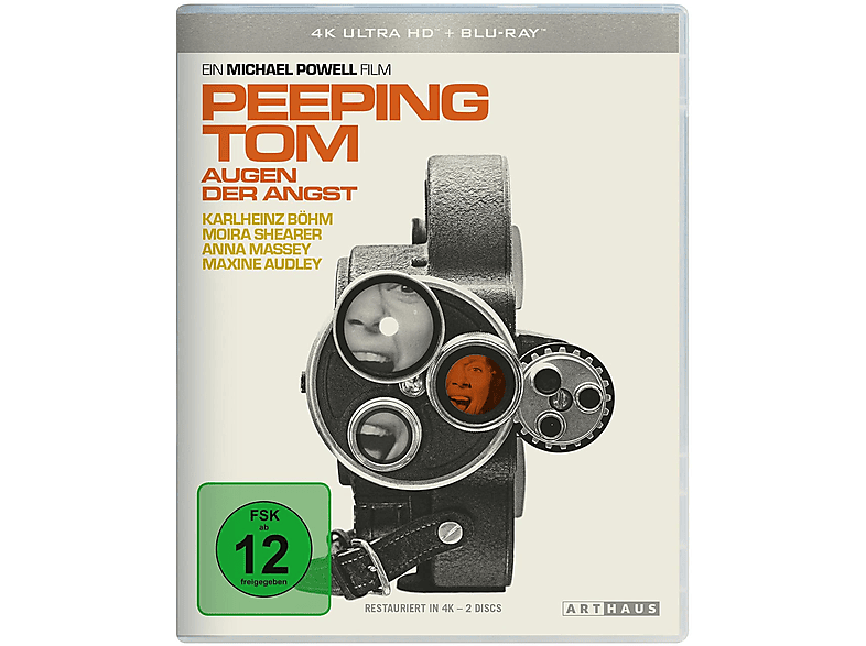 Peeping Tom - Augen der Angst 4K Ultra HD Blu-ray + Blu-ray (FSK: 12)