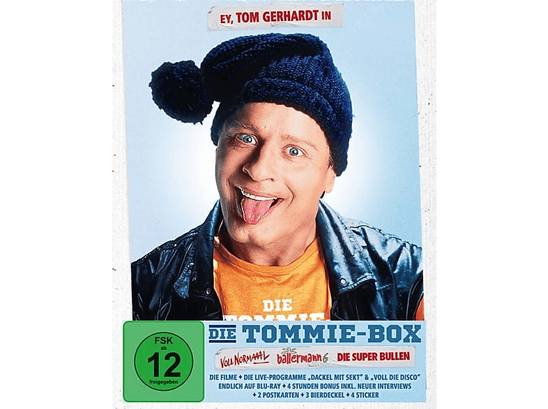 Tom Gerhardt: Die Tommie-Box (Voll normaaal, Ballermann 6, Die Superbullen, Dackel mit Sekt, Voll die Disco) Blu-ray + DVD
