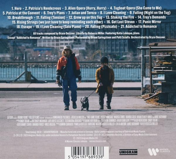 Die Rückseite einer Musik-CD mit Songtiteln und Credits.