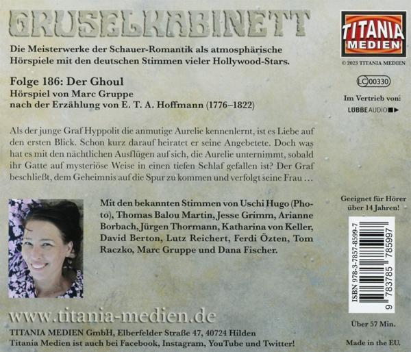 Gruselkabinett - Gruselkabinett - Folge 186: Der Ghoul  - (CD)