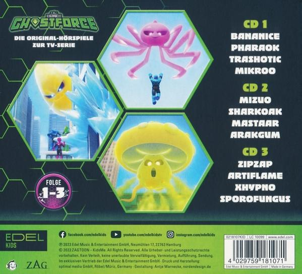 Ghost Force - Hörspiel-Box,Folge1-3  - (CD)