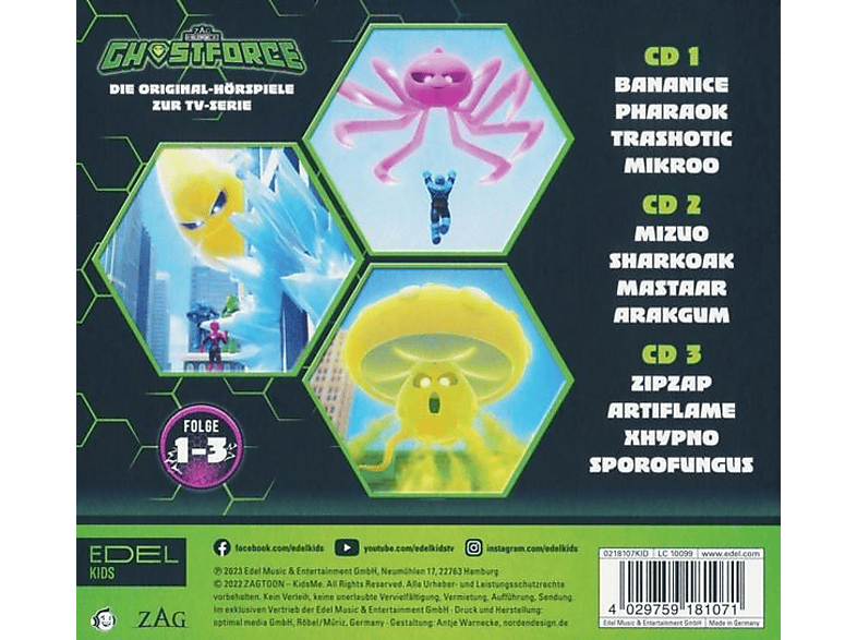 Ghost Force - Hörspiel-Box,Folge1-3 [CD] — Foto 2 von 2