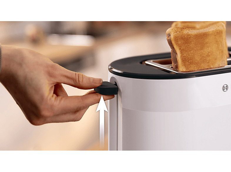 Bosch TAT2M121 MyMoment Toaster (Weiß, 950 Watt, Schlitze: 2) — Foto 5 von 5