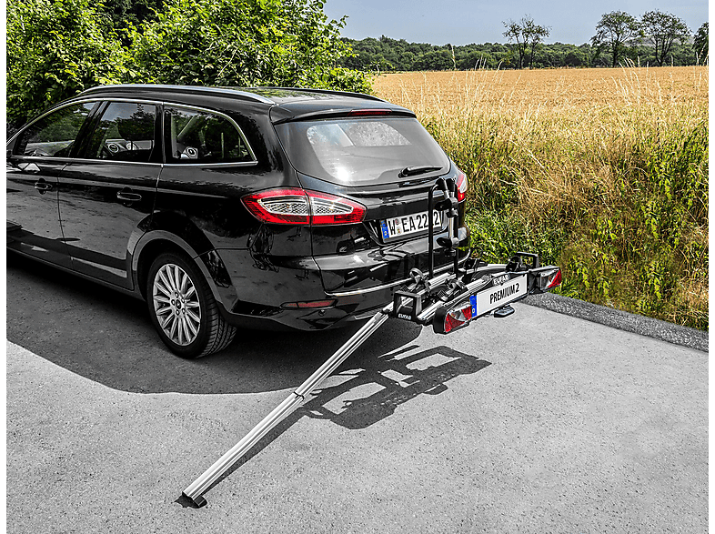 EUFAB Auffahrschiene für die Fahrradträger Modelle PREMIUM 2, 2 PLUS, 3, FINCH, FINCH Silber)