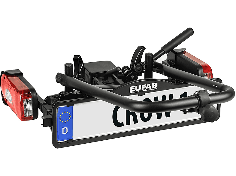 EUFAB Fahrradträger CROW 1, Schwarz)