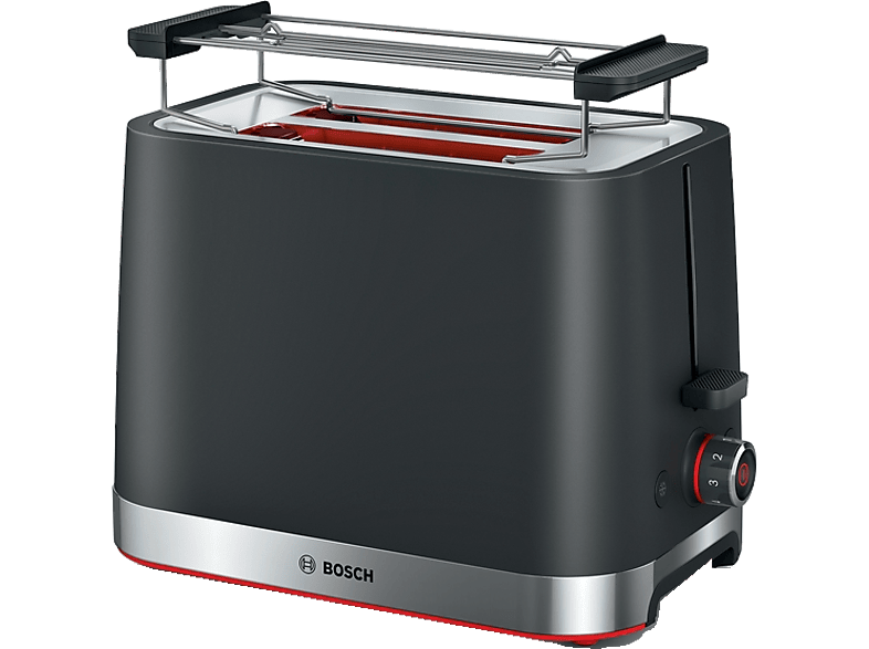 | MyMoment Watt, 2) Toaster Schlitze: (Schwarz, BOSCH MediaMarkt TAT4M223 950 online kaufen