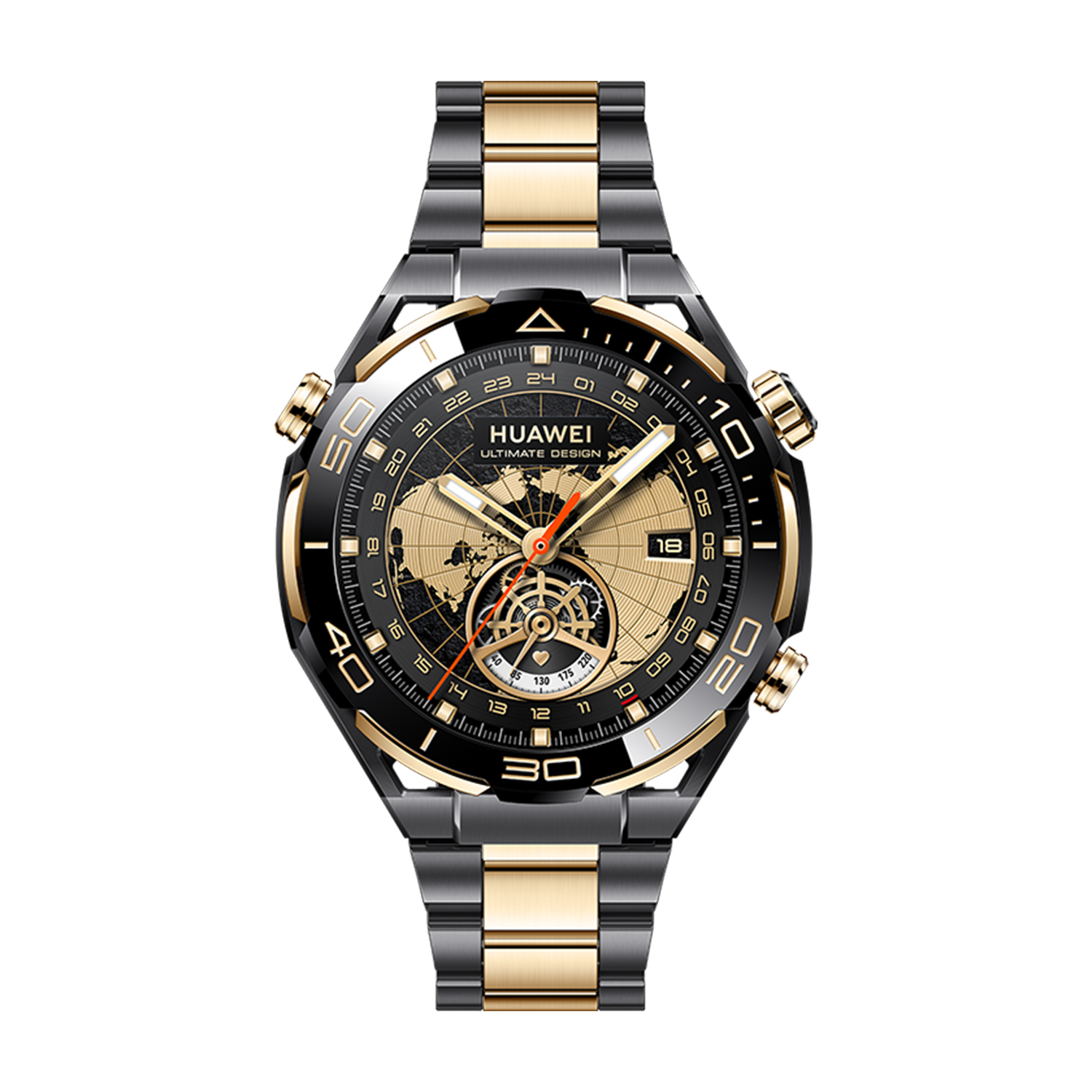 Smartwatch Huawei Watch Ultimate Design , Golden/Titanium