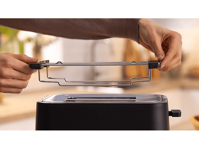 Bosch TAT3M123 MyMoment Toaster (Schwarz, 950 Watt, Schlitze: 2) — Foto 3 von 5
