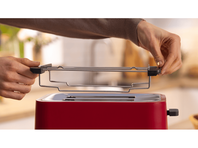 Bosch TAT3M124 MyMoment Toaster (Rot, 950 Watt, Schlitze: 2) — Foto 3 von 5