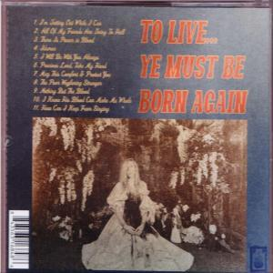 Albumcover mit Text und einem Bild einer Person in einem weißen Kleid.