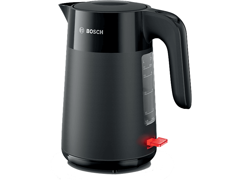 Bosch TWK2M163 MyMoment Wasserkocher (Schwarz, 1.7 l, 2400 Watt)