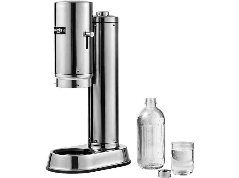 Aarke A1081 Carbonator Pro Wassersprudler mit 1 Flasche , Silber