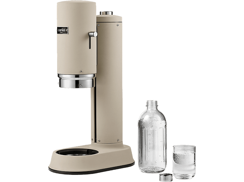 Aarke A1182 Carbonator Pro Wassersprudler mit 1 Flasche , Sand
