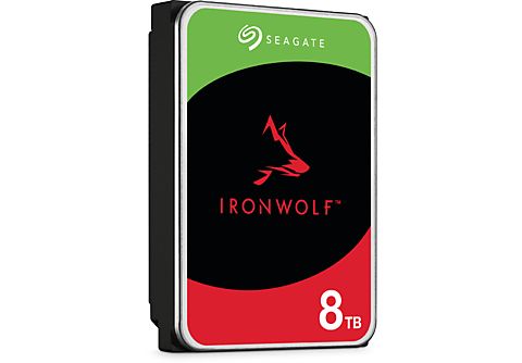 SEAGATE 8TB Festlplatte IronWolf NAS HDD, SATA 6Gb/s, 3.5 Zoll