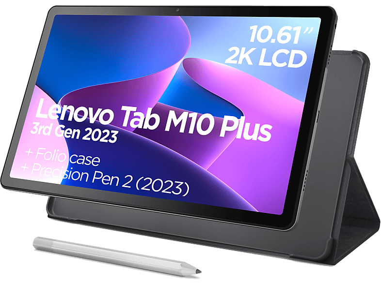 Tablet  Lenovo Tab M10 Plus (3rd Gen) 2023, 64GB, Storm Grey, 10.6  DCI  2K, 4GB RAM, Qualcomm® Snapdragon™ SDM680, Android