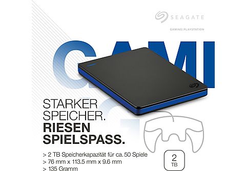 SEAGATE Game Drive für PS4 2TB, SATA 6Gb/s, schwarz (STGD2000200) online  kaufen | MediaMarkt