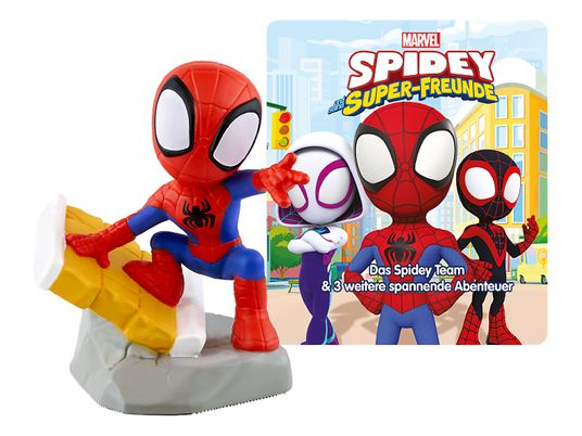 TONIES Marvel : Spidey et ses amis extraordinaires - La Spidey Team et 3 autres aventures passionnantes - Figurine audio / D (Multicolore)