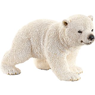 SCHLEICH Wild Life: cucciolo orso polare - Personaggio (Bianco)