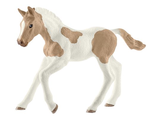SCHLEICH Horse Club: puledro Paint Horse - Personaggio (Bianco/Marrone)
