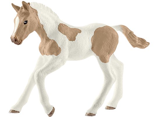 SCHLEICH Horse Club: Paint Horse Fohlen - Figur (Weiss/Braun)