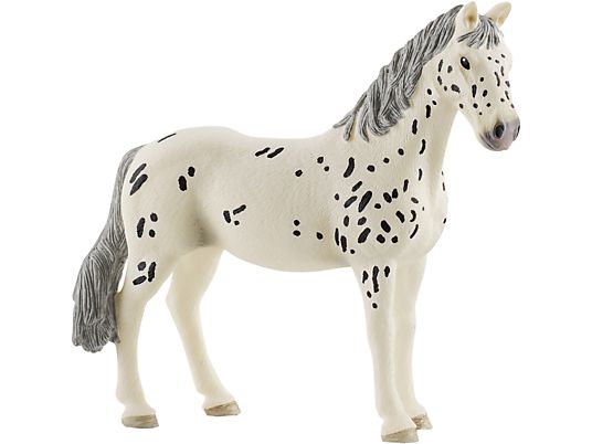 SCHLEICH Horse Club : Jument Knabstrup - Figurine (blanc/noir)