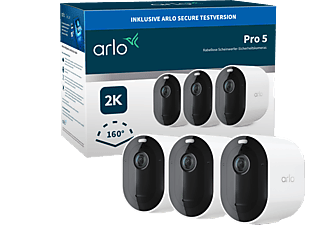 ARLO Pro 5 - Kit de 3 caméras de surveillance WLAN (DCI 2K, 1520 x 2688)