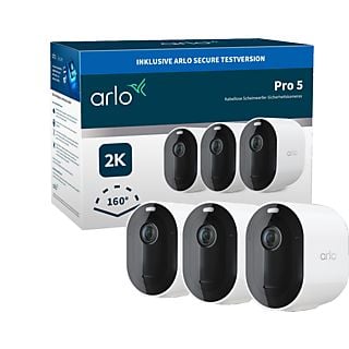ARLO Pro 5 - Kit de 3 caméras de surveillance Wi-Fi (DCI 2K, 1520x2688)