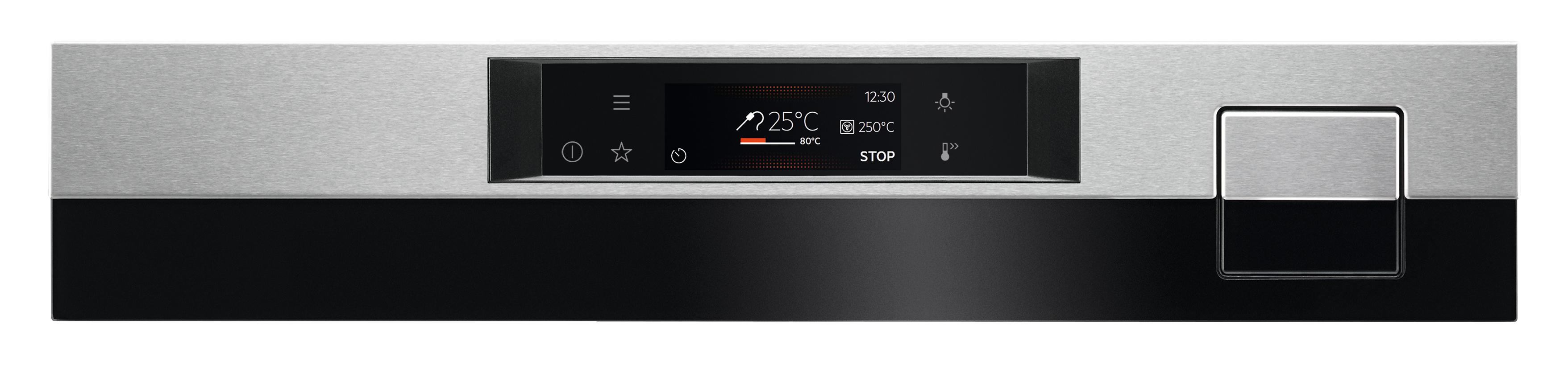 AEG BCO79821V3, Einbaubackofen (Einbaugerät, 70 l, 595 mm breit), Serie 9000 mit Sous Vide, Dampfgarfunktion