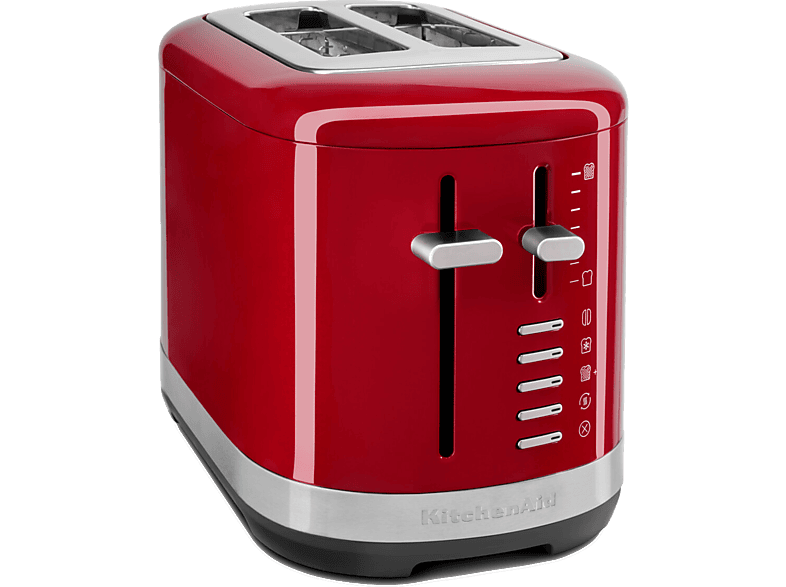 Kitchen Aid 5KMT2109EER Toaster mit manueller Bedienung (Empire Rot, 980 Watt, Schlitze: 2)