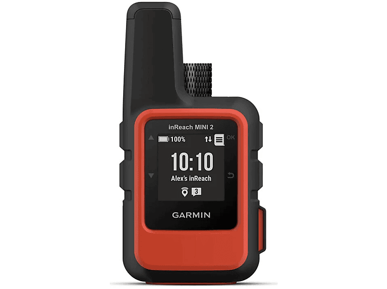 Zdjęcia - Nawigacja GPS Garmin Komunikator satelitarny  Mini 2 Czerwony 010-02602-02 Czarno-czerwony 