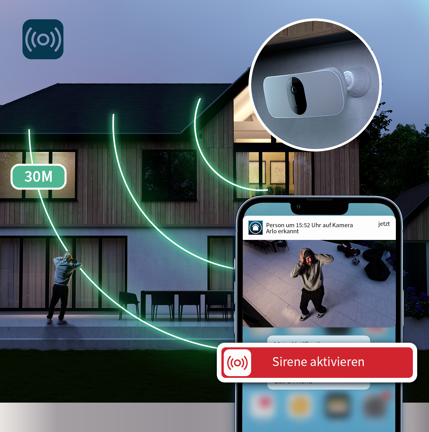 ARLO Pro3 Floodlight - Caméra de sécurité 
