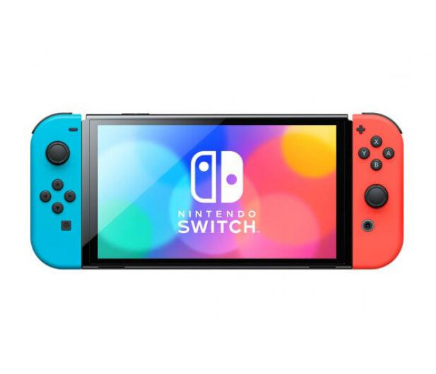 Nintendo Switch 本体 カラフル Konsola NINTENDO Switch OLED Model Czerwono-Niebieski + Mario Kart