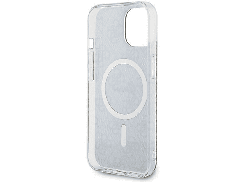Etui GUESS Hardcase 4G Magsafe do iPhone 15 6,1 cala Brązowy GUHMP15SH4STW – zdjęcie 3
