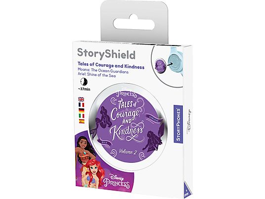 STORYPHONES Disney Princess: Tales of Courage and Kindness - Vol. 2. Moana & Ariel - StoryShield (Mehrfarbig)
