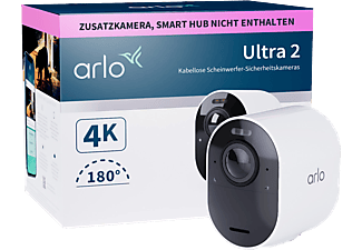 ARLO Arlo Ultra 2 Spotlight - Telecamera di sicurezza WLAN (UHD 4K, 3.840 x 2.160 Pixel)