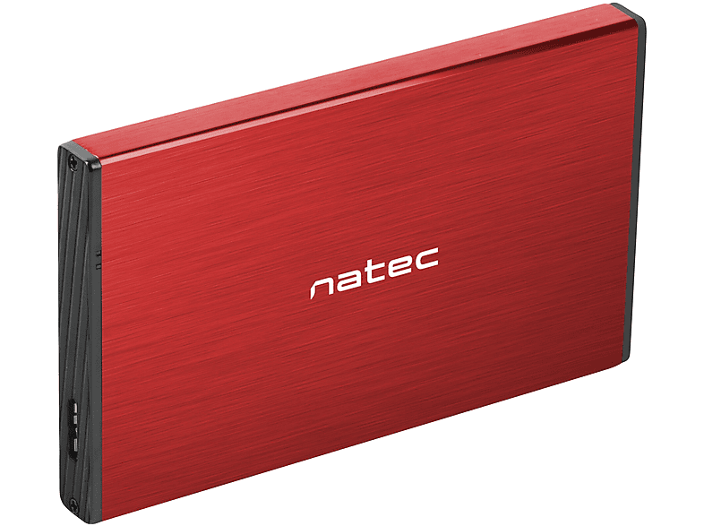 Obudowa do dysków twardych Natec Rhino Go czerwona – zdjęcie 3