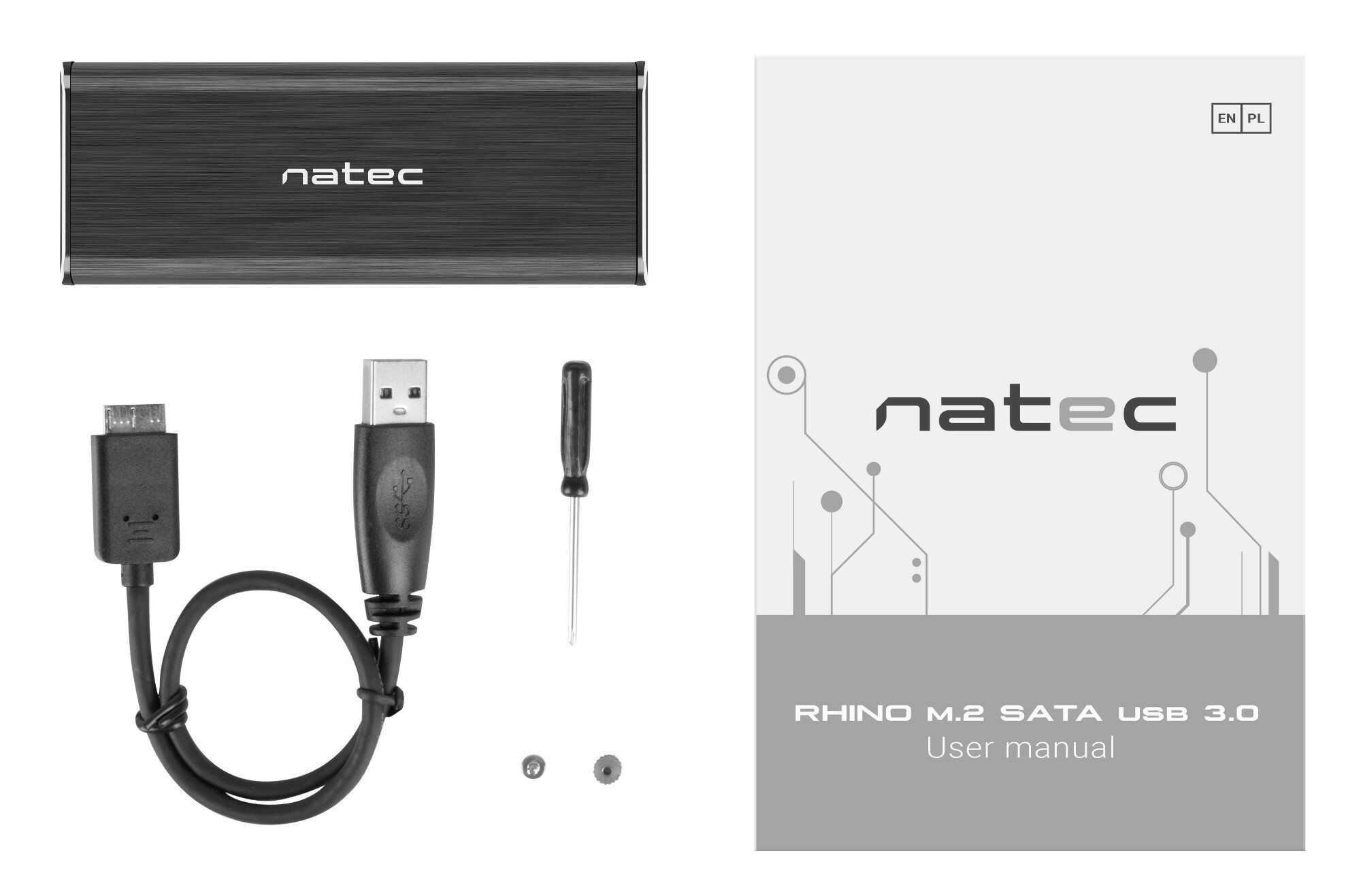 Zewnętrzna obudowa dysku NATEC Rhino M.2 NKZ-1043