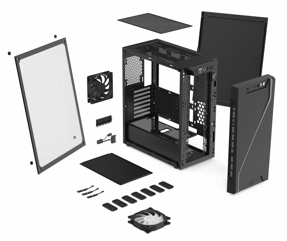 Obudowa komputerowa SILENTIUMPC Armis AR6Q EVO TG ARGB SPC256
