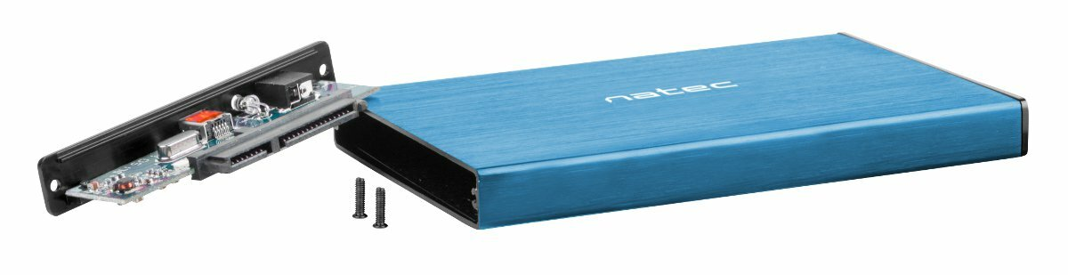 Zewnętrzna obudowa dysku NATEC Rhino Go Niebieski NKZ-1280