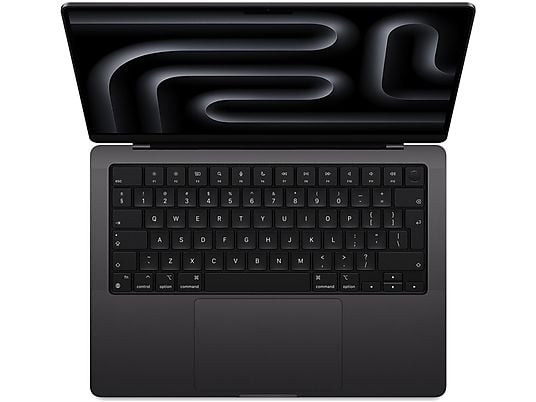 Laptop APPLE MacBook Pro 14 M3 Pro/18GB/1TB SSD/18C GPU/macOS Gwiezdna Czerń MRX43ZE/A