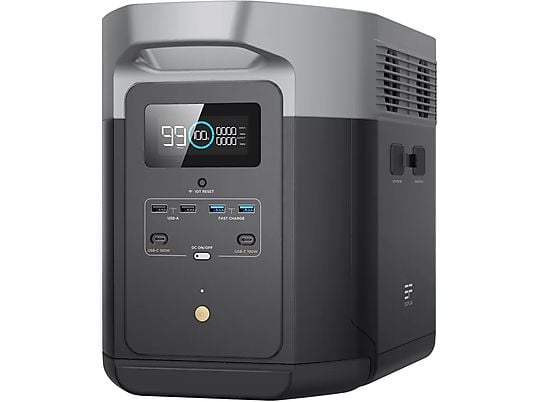 ECOFLOW DELTA Max 1600 (conformità CH) - Power station portatile (Nero)