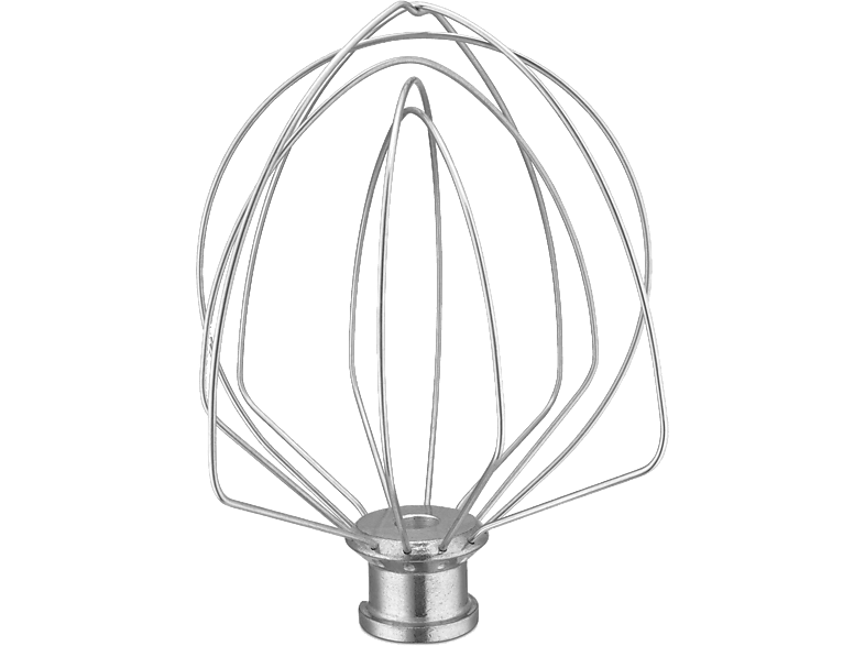 Kitchen Aid 5KSMBL6W Schneebesen mit 6 Drähte für große Küchenmaschinen (5.6l-6.6l) mit Schüsselheber, aus Metall