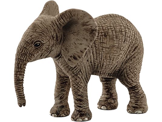 SCHLEICH Wild Life: cucciolo di elefante africano - Personaggio (Grigio)