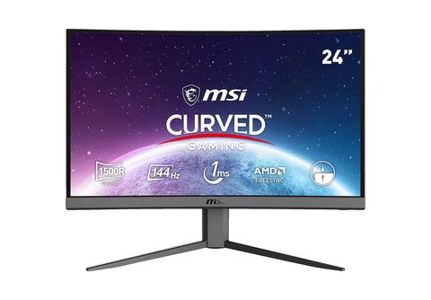MSI Optix G24C4 Curved 23,6 Zoll Full-HD Gaming Monitor (1 ms