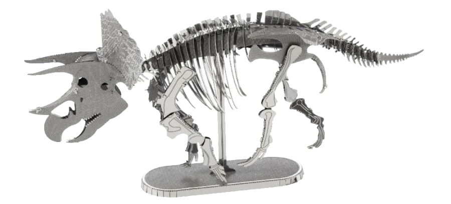 METAL EARTH Triceratops