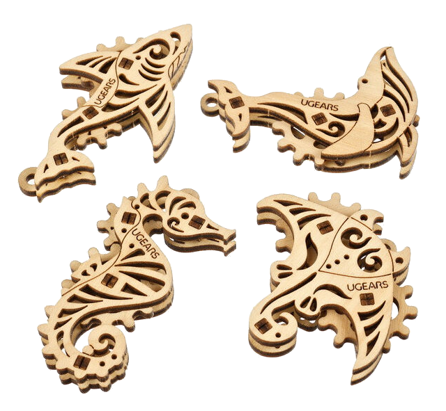 UGEARS U-Fidgets Csendes-óceán modell