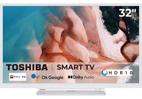 TOSHIBA 32LK3C64DAA Full-HD, 32 (Flat, | 80 Linux), / cm, TV, Zoll DLED SMART TV, TV SATURN Weiß kaufen DLED