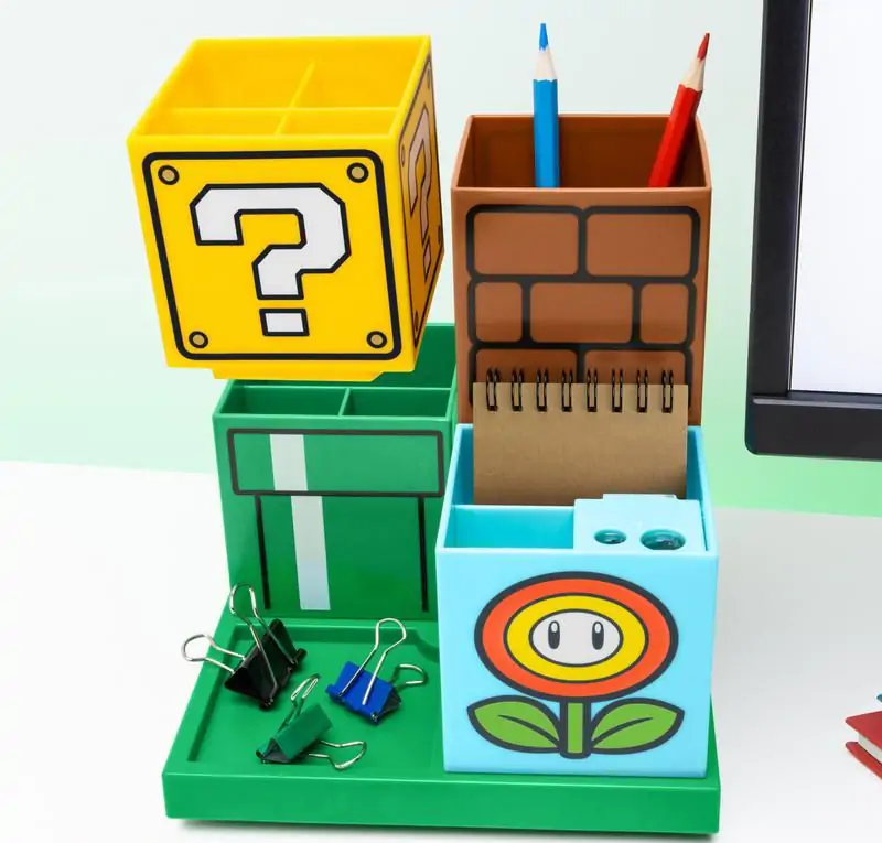 PALADONE Super Mario - Desktop-Organizer (Mehrfarbig)