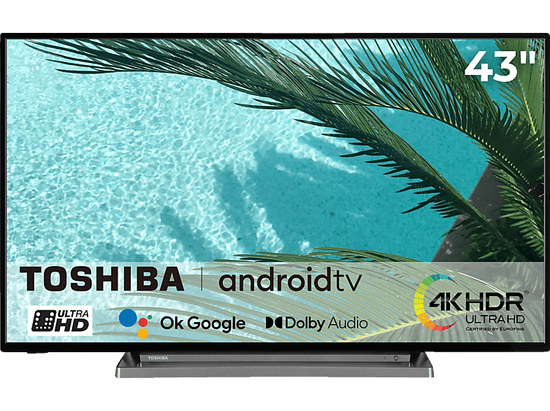 DLED TV Android 108 43 SMART UHD TV, / TOSHIBA 43UA3D63DG MediaMarkt | Zoll DLED cm, 4K, TV) (Flat, TV