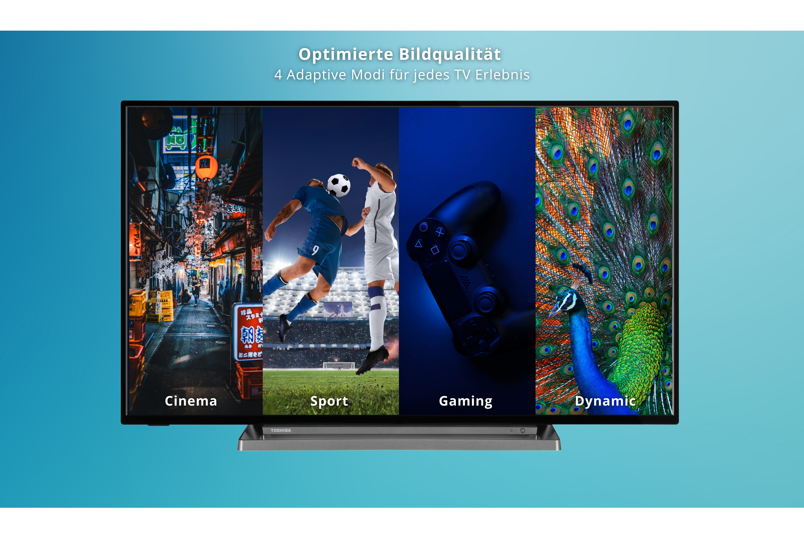 TOSHIBA 55UA3D63DG DLED TV (Flat, 55 Zoll / 139 cm, UHD 4K, SMART TV, Android TV)